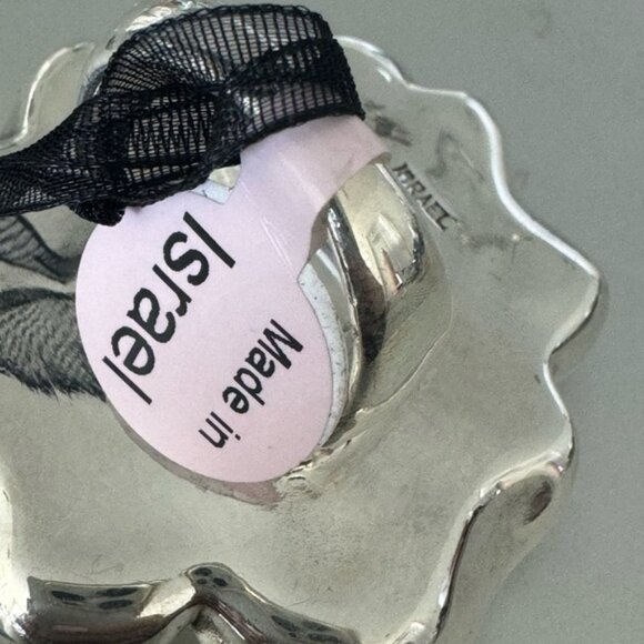 E&L Israel Sterling Silver Statement Flower Electroform Rose Ring  Sz.8 - Picture 2 of 14